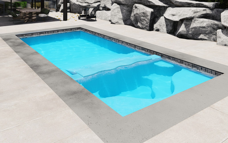 Baja Beach Inground fiberglass pool sales
